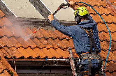 Démoussage et hydrofuge de toiture à Deviat